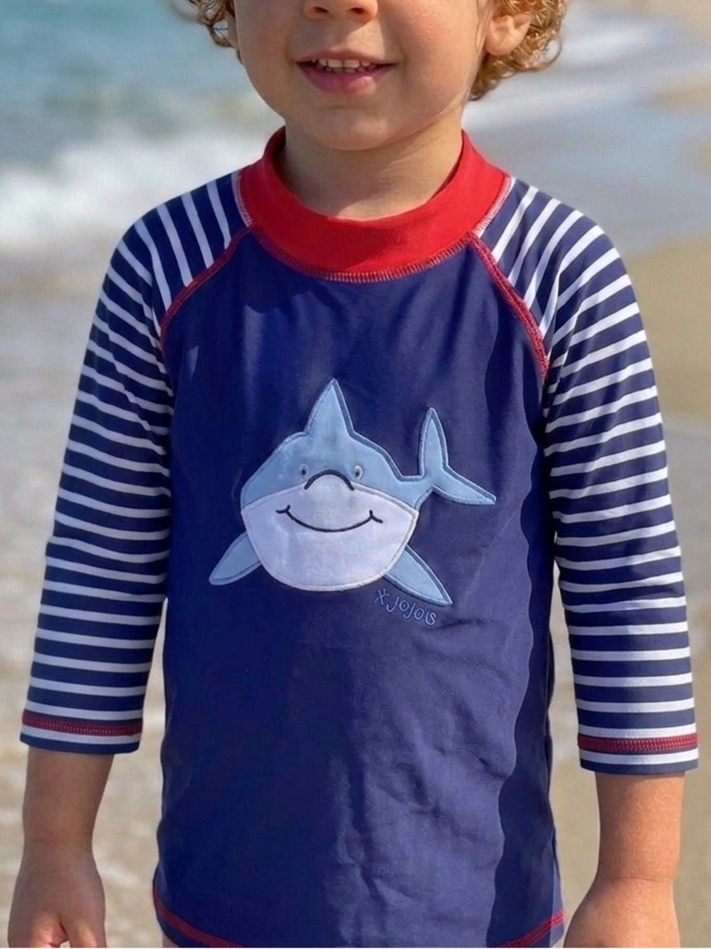 JoJo Maman Bebe | 🦈 swim top | 4T